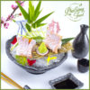 sashimi bụng cá hồi